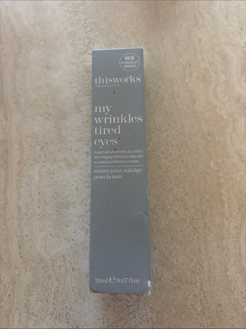 thisworks My Wrinkles Tired Eyes Night Serum — Gray